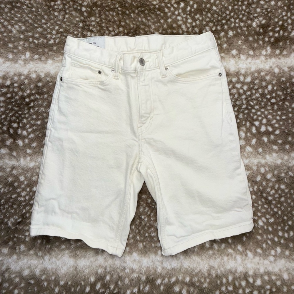 Classic White Men's Shorts